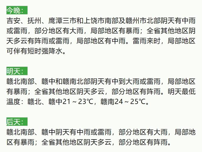 江西今明天仍有较强雷雨侵扰 赣中赣南等地局部或有暴雨