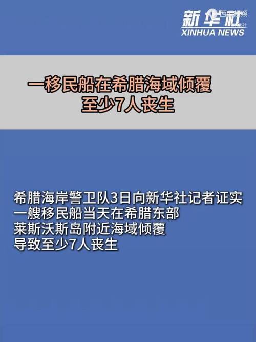 一艘货轮在希腊海域沉没,13人失联