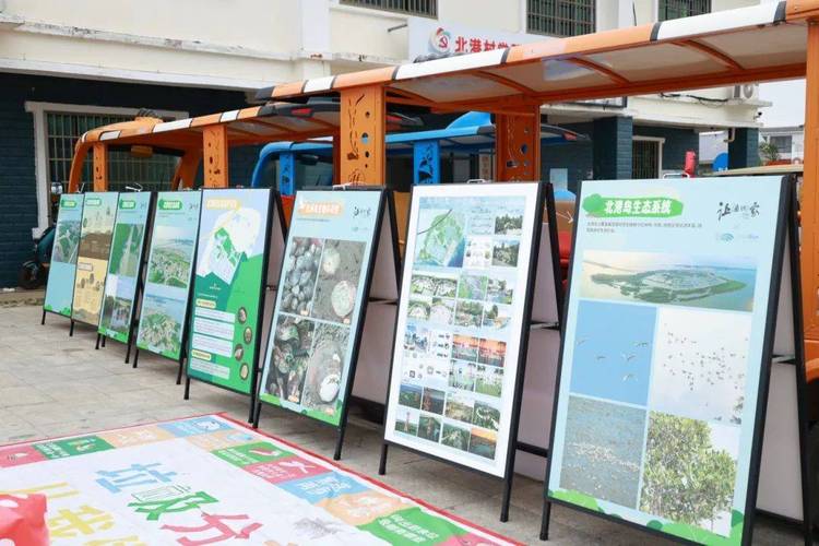 “美兰实践派 宣传‘大篷车’”驶入海口演丰镇北港