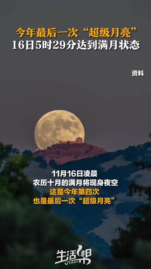 深中通道超级月亮爬上来