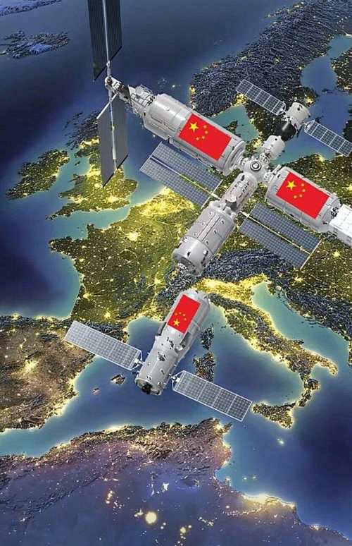 珍贵照片!中国空间站全貌高清图像首次公布