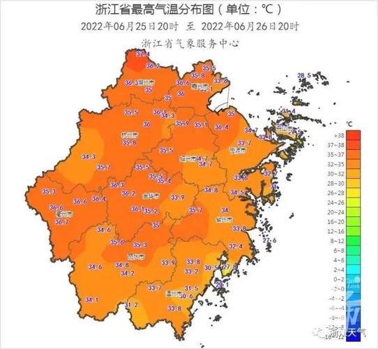 浙江省临海市发布高温橙色预警