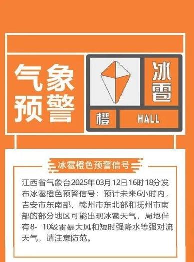 江西省上饶市发布雷电橙色预警