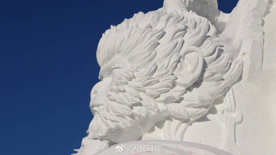 这一次是“‘白’神话”!哈尔滨20米高“悟空”雪雕竣工
