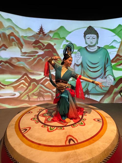 敦煌乐舞文化主题展走进台湾花莲高校