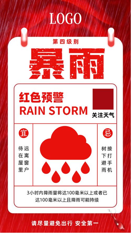 海南省东方市发布暴雨红色预警_1