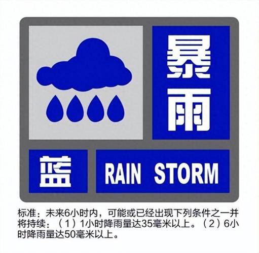 湖南省岳阳楼区发布雷雨大风蓝色预警