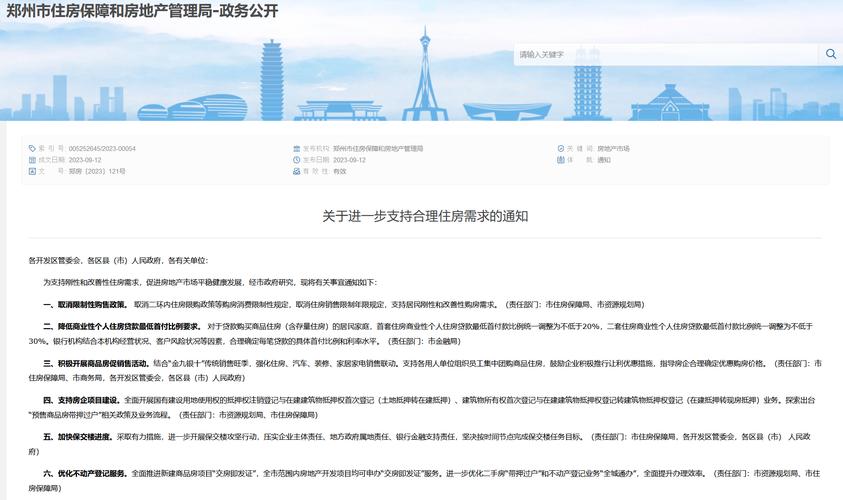 河南全面取消房地产限购限售