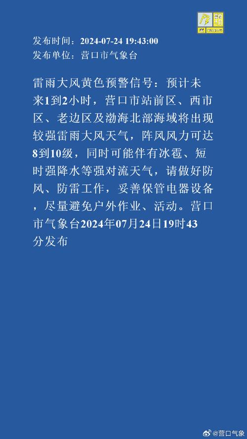 黑龙江省齐齐哈尔市发布雷雨大风黄色预警_1