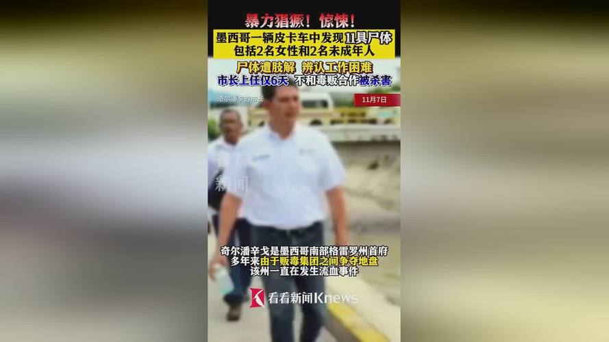 今年前11个月墨西哥平均每天发生约83起谋杀