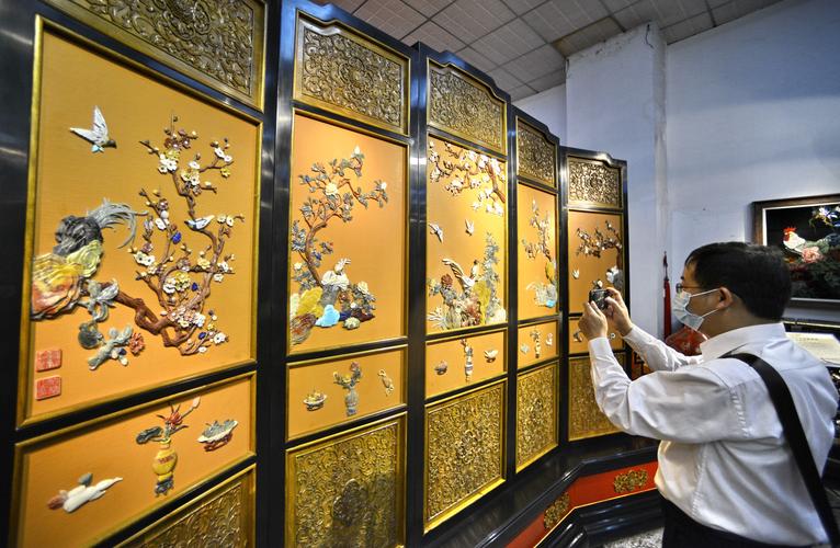 千城百县看中国|河北广阳:非遗金漆镶嵌的古韵新姿