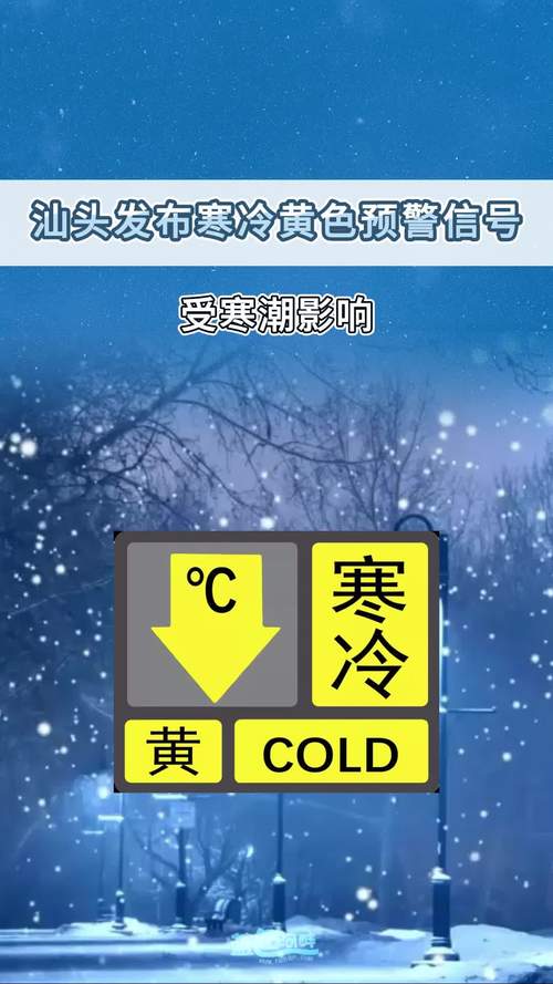 广东省郁南县发布寒冷黄色预警