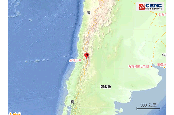 阿根廷西北部发生4.7级地震