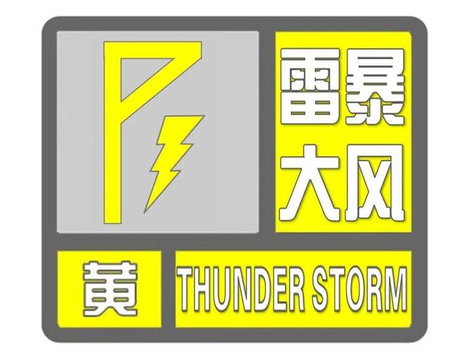 陕西省府谷县发布雷雨大风黄色预警_2