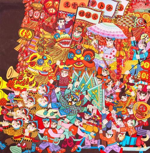 “00后”俄罗斯女画家过中国年:将更多文化故事“画”出来