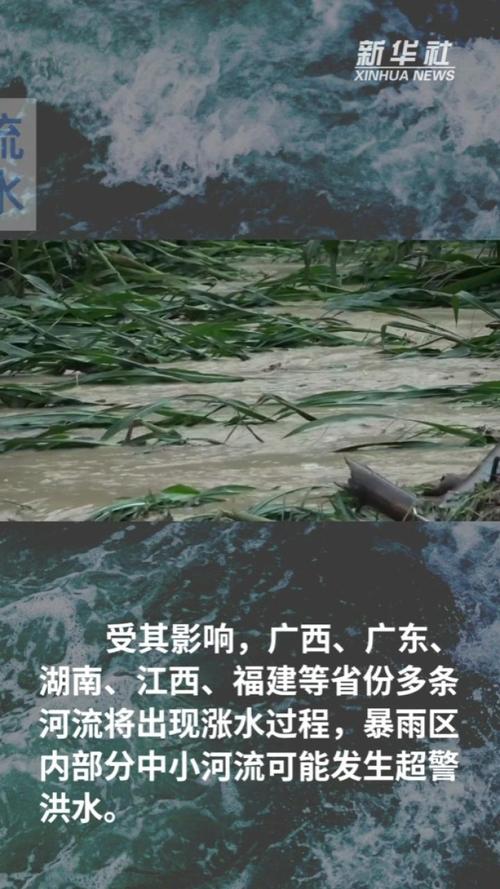 珠江流域3条河流发生超警洪水
