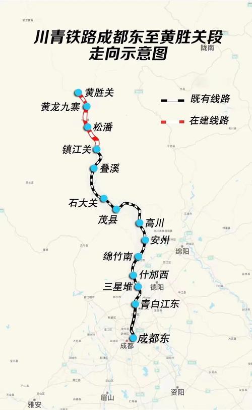进度条更新!这条铁路开通后成都到九寨沟约3小时