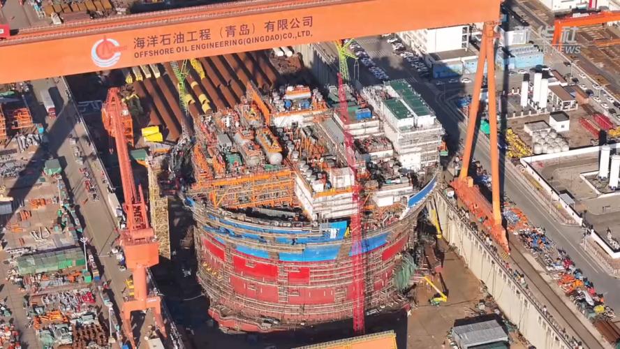 亚洲首艘圆筒型浮式生产储卸油装置建造完工