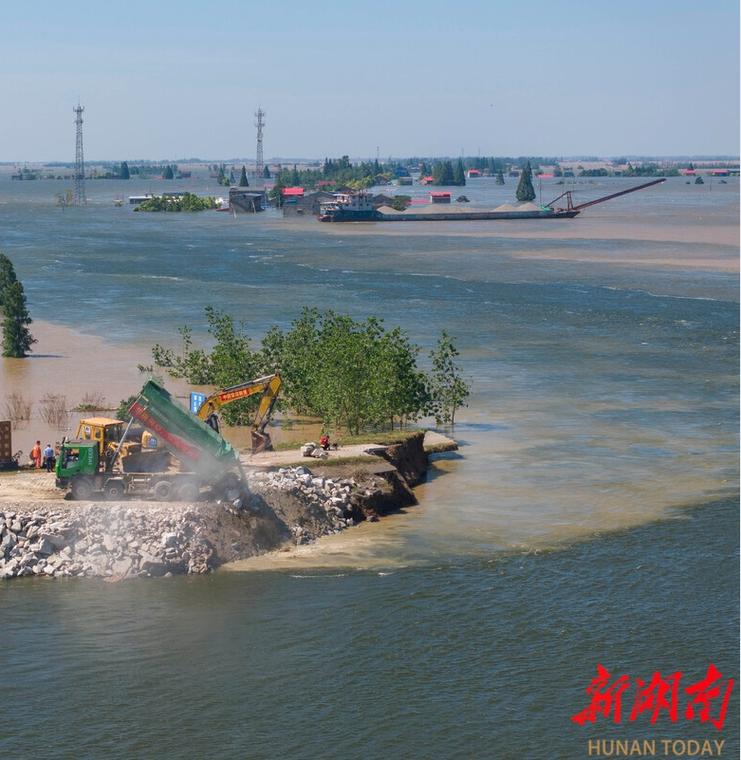 目前华容团洲垸内水量约2亿立方米