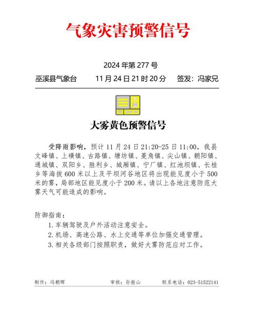 辽宁省清原满族自治县发布大雾黄色预警_3